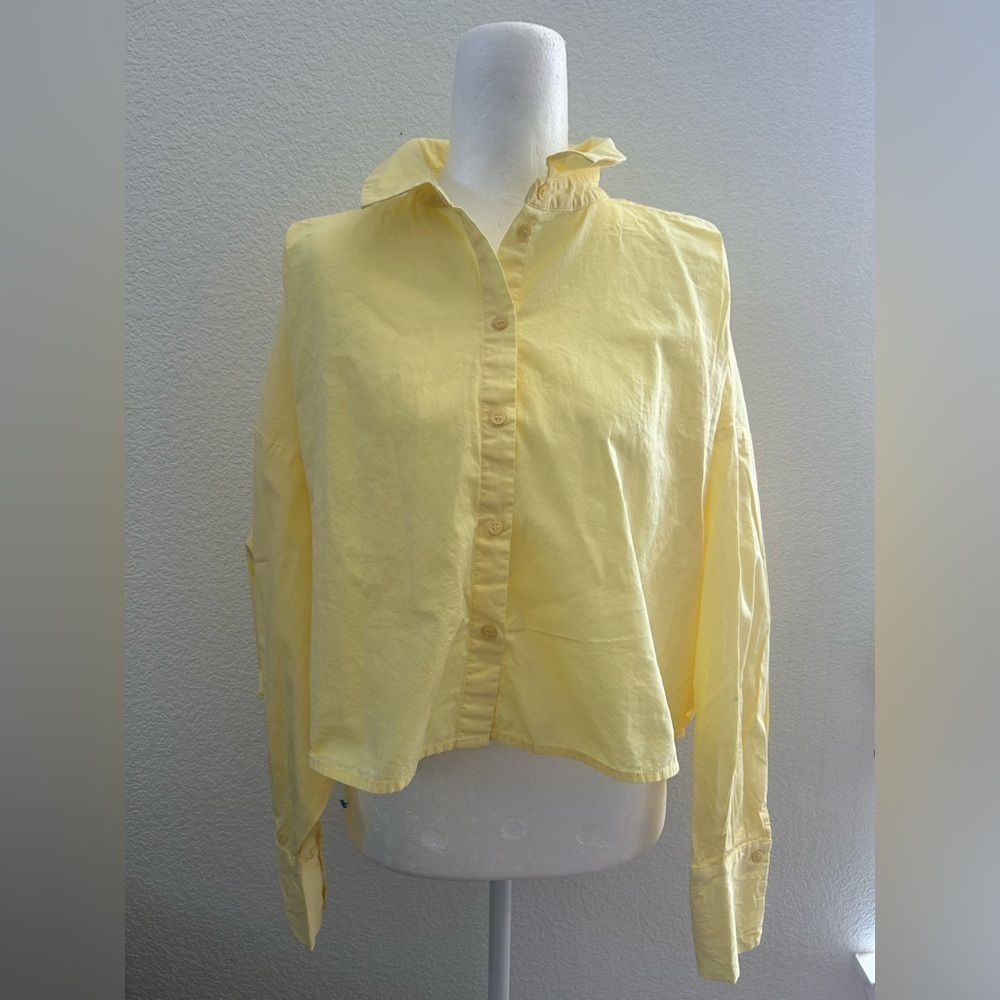 Vero Moda Yellow Cape top Relaxed Fit 100% cotton